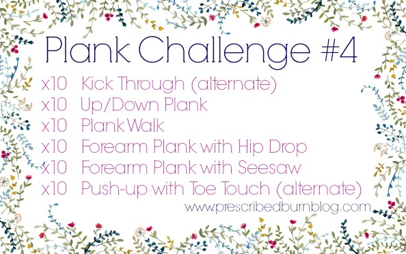 Plank Challenge 4